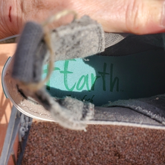 Blowfish Malibu Earth Torta Steel Gray Sz. 8 Ankle Sneaker - Picture 10 of 12